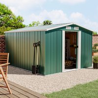 10x8FT Large Metal Garden Tool Storage Shed