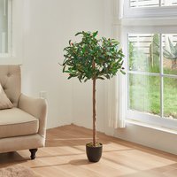 Artificial Olive Tree Decorative Plant in Planter