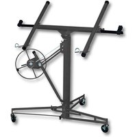 11 Ft Plasterboard Lifter with Rolling Casters Panel Hoist