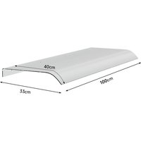 33CM Depth PET Transparent Rain Shelter