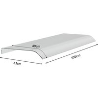 33CM Depth PET Frosted Rain Shelter