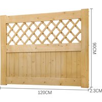 120CM Wide Wooden Garden Gate with Latch