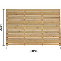 180CM Wide Pine Wood Garden Fence