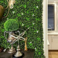 100x100cm Artificial Greenery Panel Foliage Hedge