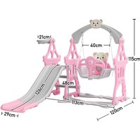 Toddler Swing and Slide Playset