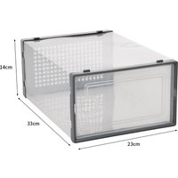 12x Stackable Shoe Storage Box Organiser