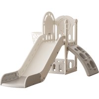 Toddler Slide Playset with Basketball Hoop and Climber