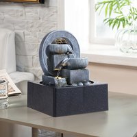 Tabletop Waterfall Fountain with LED Lighting