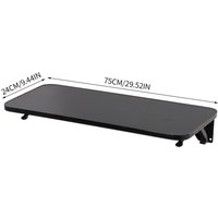 Wall-mounted Folding Table with Iron Brackets