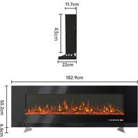 Wall Mounted Electric Fireplace