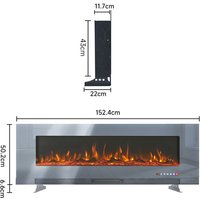 Wall Mounted Electric Fireplace