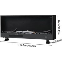 Warmth and Modern Elegance Electric Fireplace