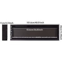 Wall Mounted Electric Fireplace with Remote Control
